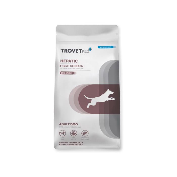 TROVET PLUS KLINIKI XIRA TROFI SKuLOu ADULT DOG HEPATIC FRESH CHICKEN 3kg
